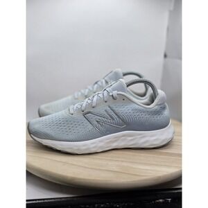 Women Size 9 - New Balance 520 v8 Grey Light Blue Running Shoes Sneakers W520LN8